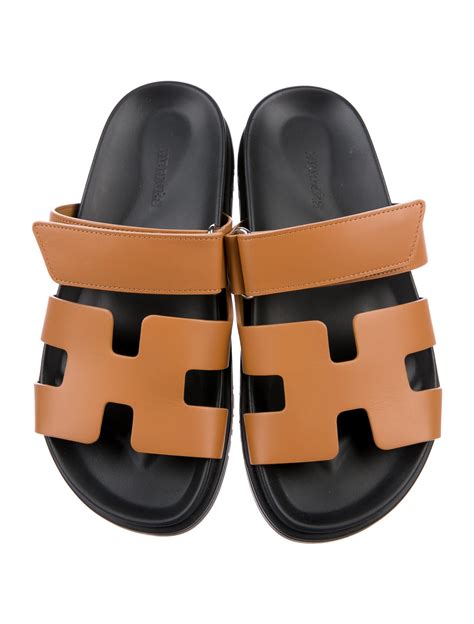 hermes sandals women brown|hermes sandals with heels.